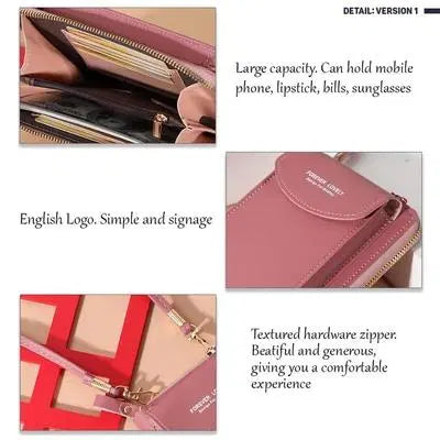 Stylish Women's Maroon Crossbody Bag - 1 Pc