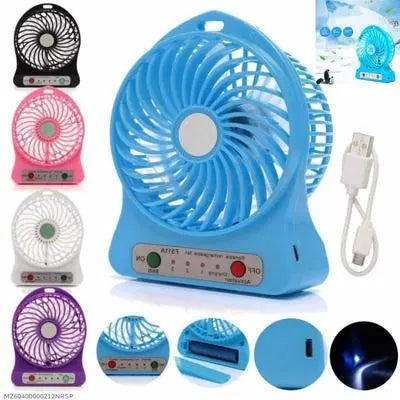 Portable 1 Pc Rechargeable Fan - Versatile Multicolor Design